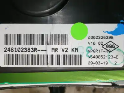 Автозапчастина б/у панель інструментів для dacia sandero stepway посилання на oem iam 248102383r 0000326398 vpgr1frc
