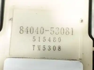 Peça sobressalente para automóvel em segunda mão botão / interruptor elevador vidro dianteiro esquerdo por lexus is200 (ds2/is2) 220d referências oem iam 8404053081  515480
