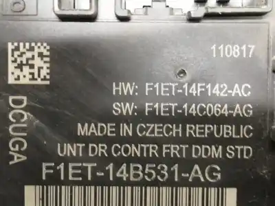 Автозапчастина б/у електронний модуль для ford kuga (cbs) 1.5 tdci cat посилання на oem iam f1et14b531ag f1et14f142ac f1et14c064ag a13175804 