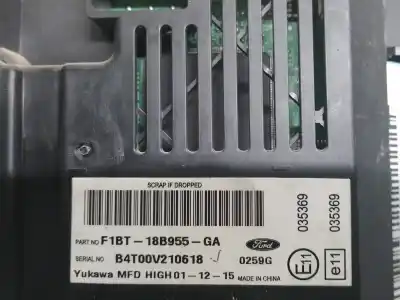 Second-hand car spare part multifunction display for ford kuga (cbs) trend+ oem iam references f1bt18b955ga  