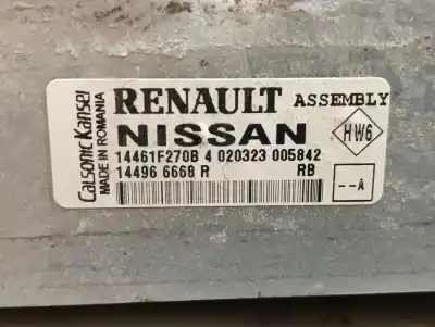 Second-hand car spare part intercooler for renault captur ii evolution oem iam references 144966668r  14461f270b