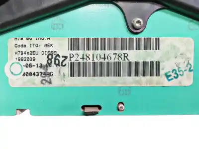 Peça sobressalente para automóvel em segunda mão quadrante por dacia duster sl audacia 4x2 referências oem iam 248104678r  