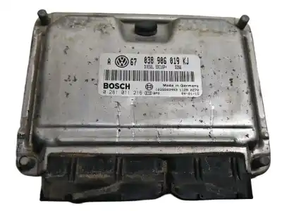 Peça sobressalente para automóvel em segunda mão centralina de motor uce por seat leon (1m1) sport referências oem iam 038906019kj 0281011216 