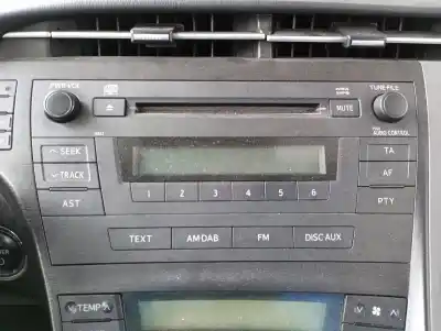 Second-hand car spare part audio system / radio cd for toyota prius (_w3_) 1.8 hybrid (zvw3_) oem iam references 12300016510101 pgb00191 8612047341