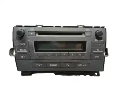 Second-hand car spare part audio system / radio cd for toyota prius (_w3_) 1.8 hybrid (zvw3_) oem iam references 12300016510101 pgb00191 8612047341