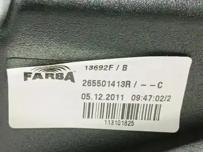 Автозапчасти б/у внутренний правый задний фонарь за renault fluence (l3) desde 11/2009 fluence z.e. dynamique ссылки oem iam 265501413rc 113101825 13692fb