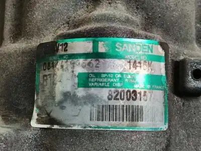 Peça sobressalente para automóvel em segunda mão compressor de ar condicionado a/a a/c por renault clio ii fase ii (b/cb0) expression referências oem iam 82003157  