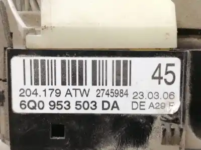 Pièce détachée automobile d'occasion commutateur multifonctions pour seat ibiza (6l1) f.r. références oem iam 6q0953513g 204179atw 6q0953503da