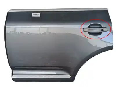 Pezzo di ricambio per auto di seconda mano PORTA POSTERIORE SINISTRA per PORSCHE CAYENNE (9PA)  Riferimenti OEM IAM 95553301103 95553301104 