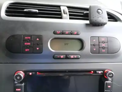 Peça sobressalente para automóvel em segunda mão comando de sofagem (chauffage / ar condicionado)  por seat leon (1p1) reference referências oem iam 1p09070441uq  1p0907044