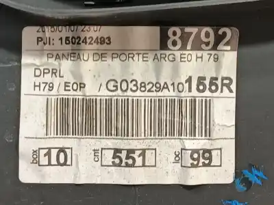 Автозапчастина б/у обкітка задніх лівіх дверей для dacia duster ambiance 4x2 посилання на oem iam 829a18893r 829a10155r g03829a10155r