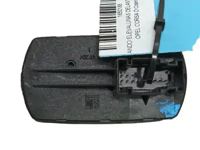 Second-hand car spare part left front power window switch for opel corsa d cosmo oem iam references 13258521  13258521aa