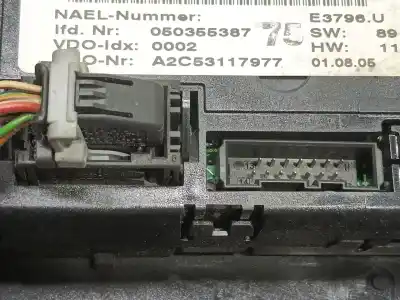 Peça sobressalente para automóvel em segunda mão comando de sofagem (chauffage / ar condicionado)  por bmw 3 (e90) 320 d referências oem iam 64119199259  6411695853601