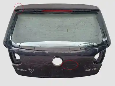 Peça sobressalente para automóvel em segunda mão porta da mala / tampa traseira por volkswagen golf v (1k1) 2.0 tdi 16v referências oem iam 1k6827025h