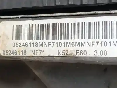 Second-hand car spare part complete engine for bmw 5 (e60) 530 i oem iam references n52b30a  