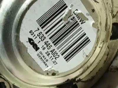 Tweedehands auto-onderdeel transmissie links achter voor bmw 1 (e87) 120 d oem iam-referenties 33217533445  7533445ai02