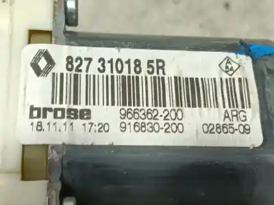 Автозапчасти б/у регулятор стекла заднего левого за renault fluence (l3) desde 11/2009 fluence z.e. dynamique ссылки oem iam 827310185r 916830200 966362200