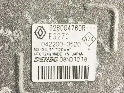 Автозапчасти б/у компрессор кондиционера воздуха за renault fluence (l3) desde 11/2009 fluence z.e. dynamique ссылки oem iam 926004760r  0422000520