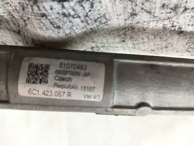 Автозапчастина б/у рульмова рейка для skoda rapid spaceback (nh1) 1.6 tdi посилання на oem iam 6c1423058e  
