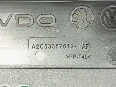 Second-hand car spare part dashboard for skoda rapid spaceback (nh1) 1.6 tdi oem iam references 5ja920840e  5ja920840e