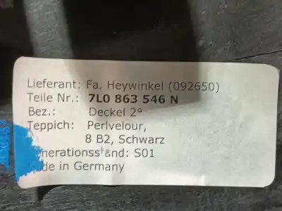 Автозапчастина б/у крішка багажника для porsche cayenne (9pa) s 4.5 посилання на oem iam   7l0863546n