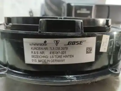 Second-hand car spare part speaker for porsche cayenne (9pa) s 4.5 oem iam references 99764514002 pa1490 7l5035111c
