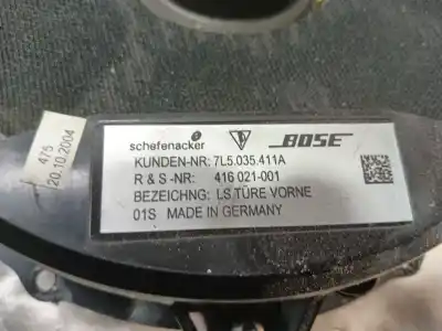 Second-hand car spare part speaker for porsche cayenne (9pa) s 4.5 oem iam references 99764514002 pa1490 7l5035111c