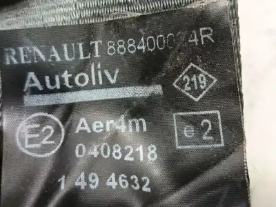 Автозапчасти б/у задний левый ремень безопасности за renault fluence (l3) desde 11/2009 fluence z.e. dynamique ссылки oem iam 888400034r 1494632 