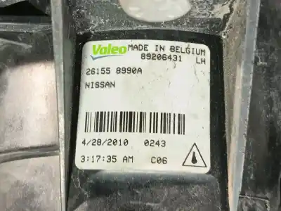 Автозапчасти б/у левая противотуманная фара за nissan qashqai / qashqai +2 i (j10, nj10, jj10e) 1.6 ссылки oem iam 261558990a  89206431 Автозапчасти б/у левая противотуманная фара за nissan qashqai / qashqai +2 i (j10, nj10, jj10e) 1.6 ссылки oem iam 261558990a  89206431