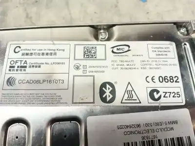 Second-hand car spare part electronic module for bmw 5 (e60) 530 i oem iam references 84109181378 87604012 8410918137801