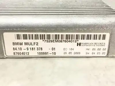 Second-hand car spare part electronic module for bmw 5 (e60) 530 i oem iam references 84109181378 87604012 8410918137801