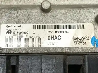 Second-hand car spare part ecu engine control for ford fiesta (cb1) ghia oem iam references 1543041  8v2112a650hc