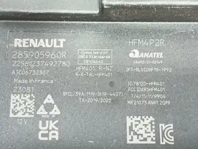 Second-hand car spare part electronic module for renault captur ii evolution oem iam references 285905960r  a2c06732307