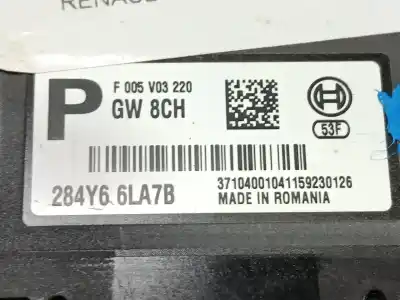 Second-hand car spare part electronic module for renault captur ii evolution oem iam references 284y66la7b  f005v03220