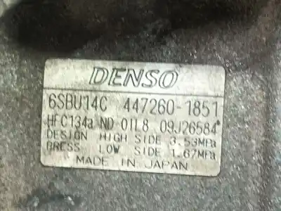 Peça sobressalente para automóvel em segunda mão compressor de ar condicionado a/a a/c por bmw 1 (e87) 120 d referências oem iam 64526987863  4472601851