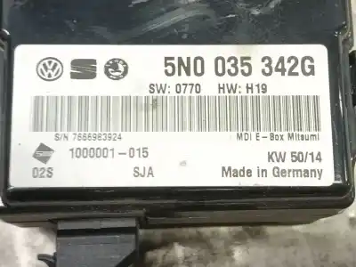 Автозапчастина б/у електронний модуль для skoda rapid spaceback (nh1) 1.6 tdi посилання на oem iam 5n0035342g  5n0035342g
