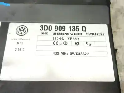 Second-hand car spare part electronic module for porsche cayenne (9pa) s 4.5 oem iam references 5wk47022 5wk48827 3d0909135q