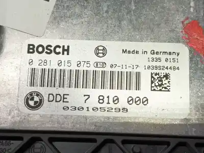 Second-hand car spare part ecu engine control for bmw 1 (e87) 120 d oem iam references 13618512591  0281015075