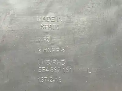 Автозапчастина б/у оббірка передніх дверей ліва для seat leon (5f1) 2.0 tdi посилання на oem iam 5f4867011nvhi 5f4867131 