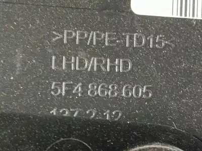 Автозапчастина б/у обкітка задніх лівіх дверей для seat leon (5f1) 2.0 tdi посилання на oem iam 5f4867011nvhi 5f9867115 