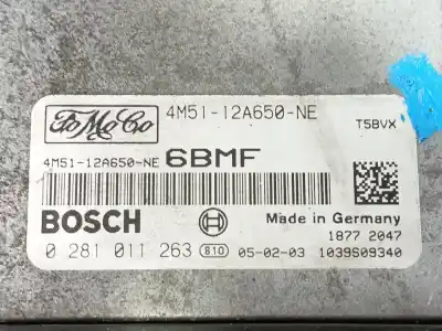 Автозапчастина б/у ебу контролер двигуна для ford focus ii (da_, hcp, dp) 1.6 tdci посилання на oem iam 1310905  4m5112a650ne