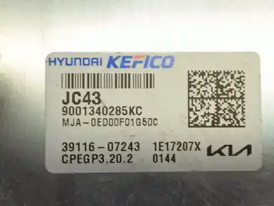 Автозапчастина б/у ебу контролер двигуна для kia picanto iii (ja) 1.0 посилання на oem iam   3911607243