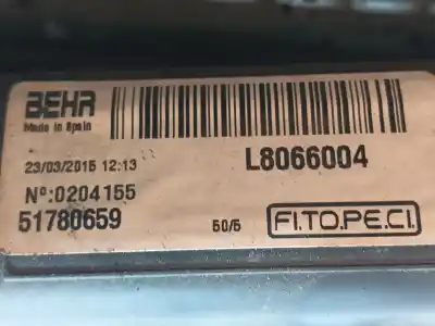 Peça sobressalente para automóvel em segunda mão radiador de água por citroen nemo monospace 1.3 hdi 75 referências oem iam 1330y4  l8066004