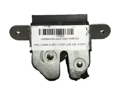 Автозапчастина б/у замок багажника / ворот для opel corsa d (s07) 1.3 cdti (l08, l68) посилання на oem iam 55701971