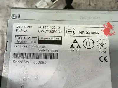 Автозапчастина б/у аудіо система / радіо cd для toyota rav 4 iv (_a4_) 2.0 d (wwa42_) посилання на oem iam 8614042310  cvvt35f0aj