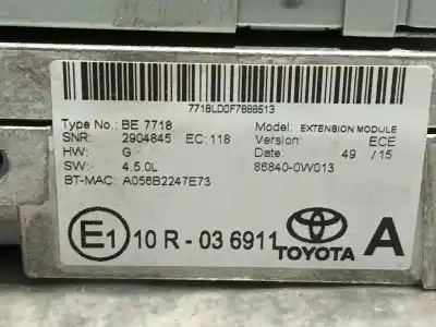 Автозапчастина б/у аудіо система / радіо cd для toyota rav 4 iv (_a4_) 2.0 d (wwa42_) посилання на oem iam 8614042310  cvvt35f0aj