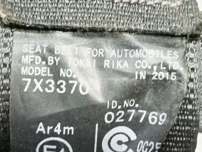 Автозапчасти б/у задний правый ремень безопасности за toyota rav 4 iv (_a4_) 2.0 d (wwa42_) ссылки oem iam 7336042251c0  7x3370