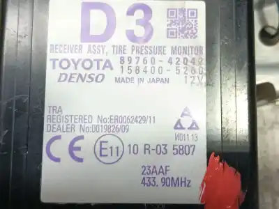 Автозапчастина б/у електронний модуль для toyota rav 4 iv (_a4_) 2.0 d (wwa42_) посилання на oem iam 8976042042  1584005260
