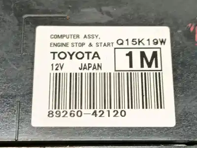 Автозапчасти б/у электронный модуль за toyota rav 4 iv (_a4_) 2.0 d (wwa42_) ссылки oem iam 8926042120  