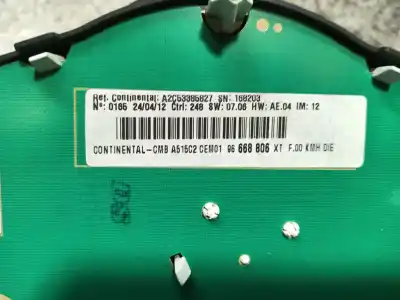 Second-hand car spare part dashboard for citroen c3 collection oem iam references 96668806xt  